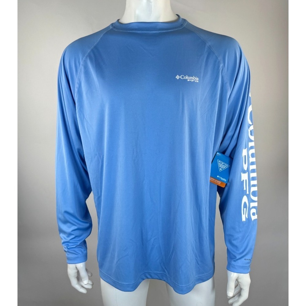 Columbia PFG Terminal Tackle Shirt Mens L NWT UPF 50 Long Sleeve Omni Shade Wick